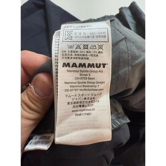Mammut Masao Hardshell Ski/Snowboard Pants Men's Size 36 Black Waterproof - Picture 6 of 8